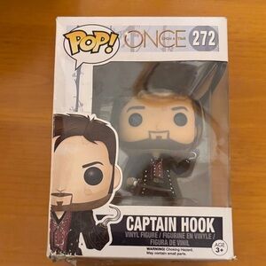 Funko Pop Captain Hook Figure - Black and Brown pop 272 once upon a time